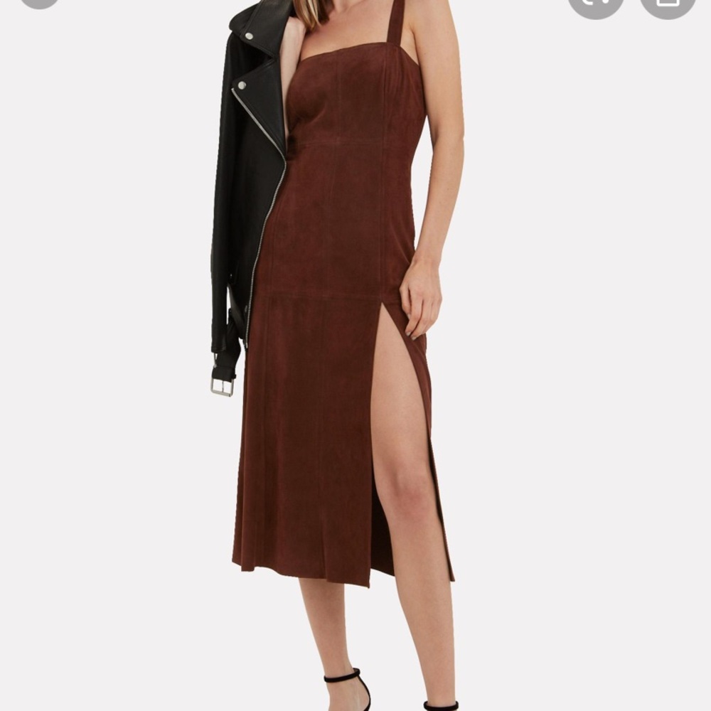 Suede dress by Intermix